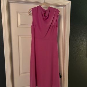 Ann Taylor Cowl Neck Midi Dress